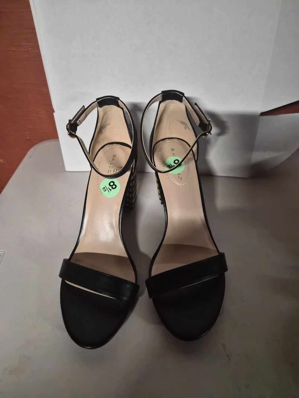Black Ankle-Strap Women's Sandals - Elegant Open-Toe Heels